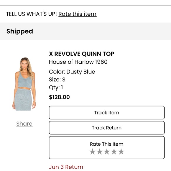 House of Harlow 1960 x revolve Sandra skirt and Quinn top - Picture 4 of 4